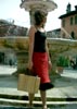 Silvia in fontana